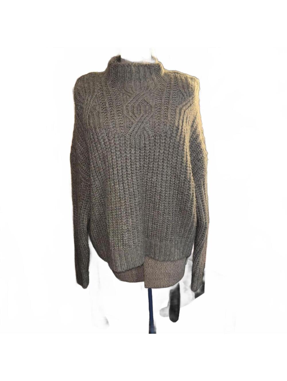 Aerie grey wool blended sweater Size Large